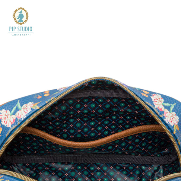 PIP Studio Petites Fleurs Dark Blue Small Square Cosmetic