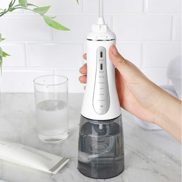 Portable Oral Irrigator 350ml - Rechargeable Water Dental
