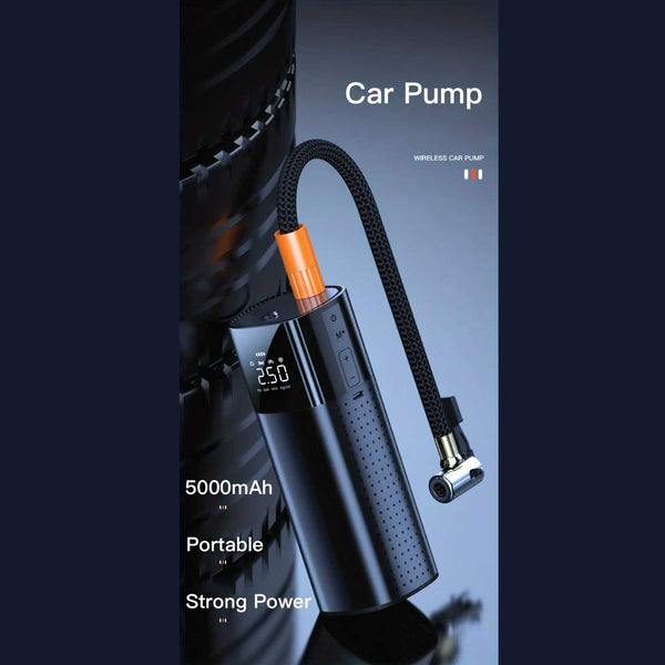 Portable Tyre Inflator - Rechargeable Car Bike Tire Air