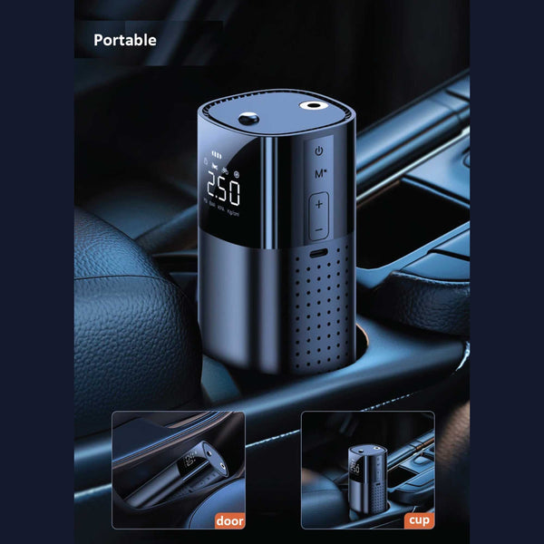 Portable Tyre Inflator - Rechargeable Car Bike Tire Air