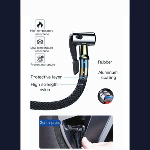 Portable Tyre Inflator - Rechargeable Car Bike Tire Air