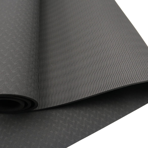 Powertrain Eco-friendly Dual Layer 6mm Yoga Mat | Midnight