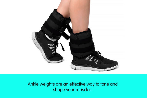 Powertrain Sports Pair 2kg Ankle Weights Home Gym Equipment