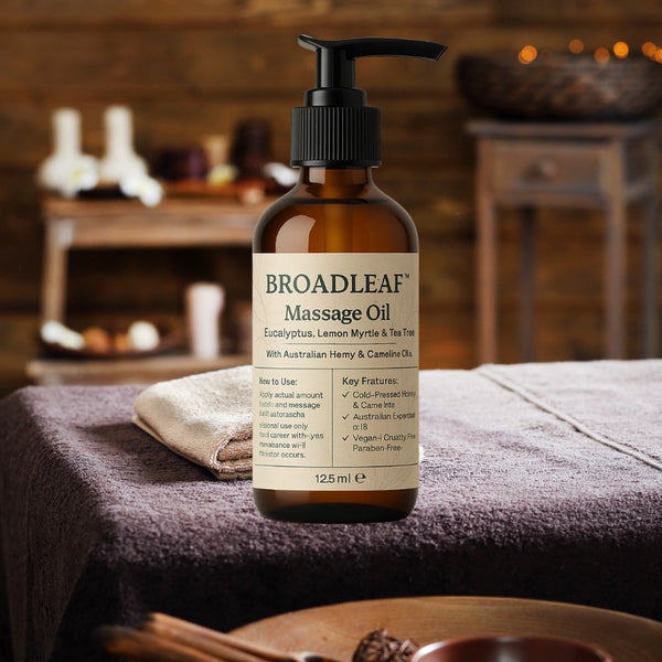 Premium Broadleaf Hemp & Camelina Massage Oil