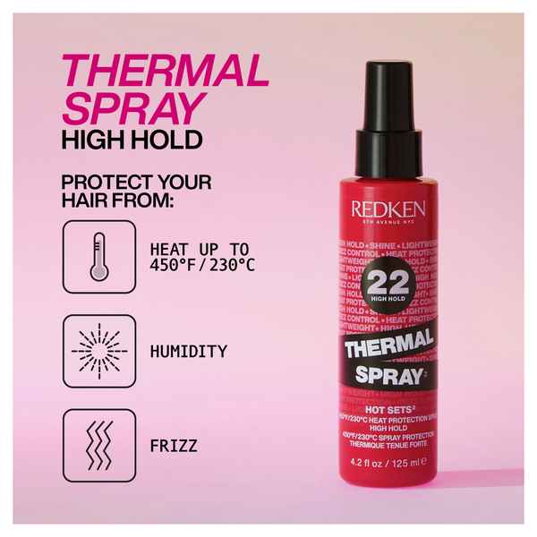 Redken Hot Sets 22 High Hold Thermal Spray - Haircare