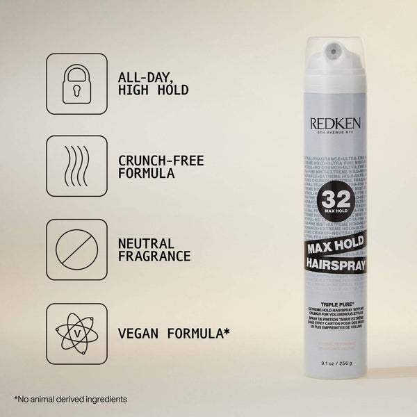 Redken Max Hold Triple Pure Hairspray - Haircare