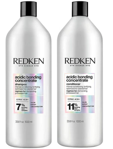 Redken Acidic Bonding Concentrate Shampoo & Conditioner 1 Litre Duo