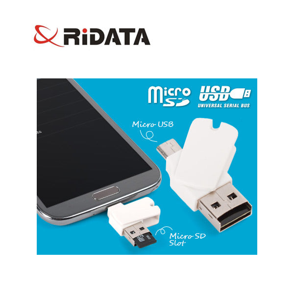 Ridata OTG Mobile Phone MicroSD Card Reader (OTG Mobile
