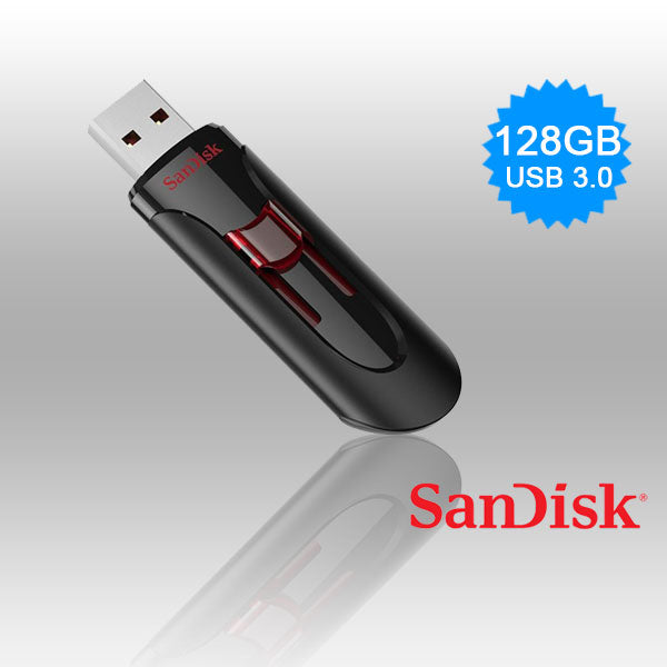 SANDISK SDCZ600-128G 128GB CZ600 CRUZER GLIDE USB 3.0