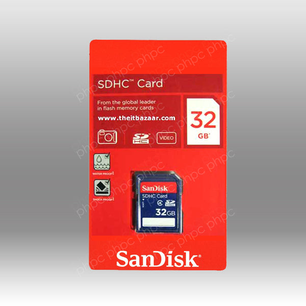 SANDISK SDHC SDB 32GB CLASS 4 - Electronics > Back Up &