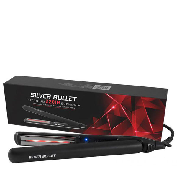 Silver Bullet 220 IR Euphoria Hair Straightener Black 25mm