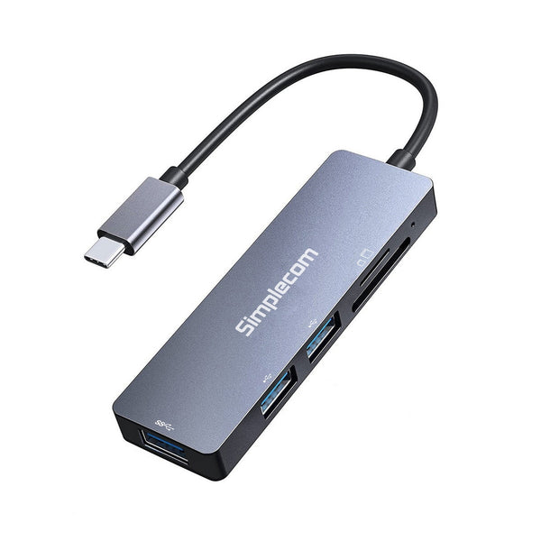 Simplecom CH255 USB-C 5-in-1 Multiport Adapter 3-Port USB-A