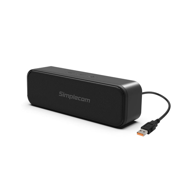 Simplecom UM228 Portable USB Stereo Soundbar Speaker Plug