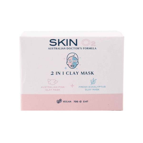 Skin O2 - 2 in 1 Clay Mask - Skincare