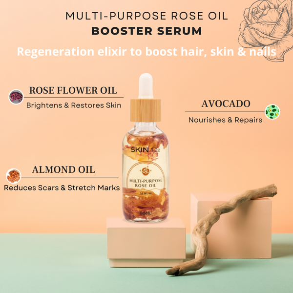 Skin O2 Multi-Purpose Rose Oil Serum - Skincare