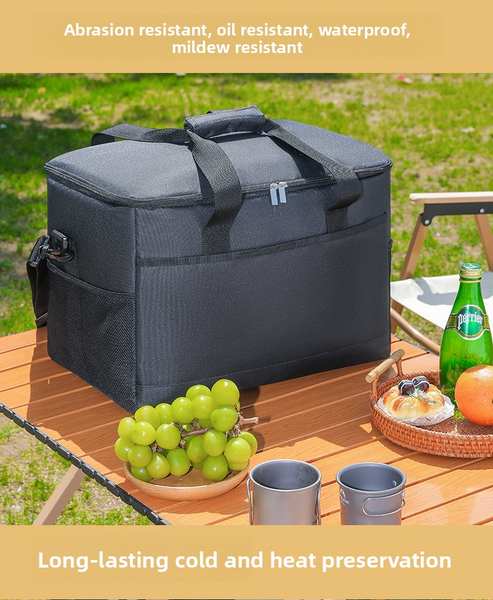 Small Insulated Lunch Bag 10L Cooler Tote Box with Shoulder