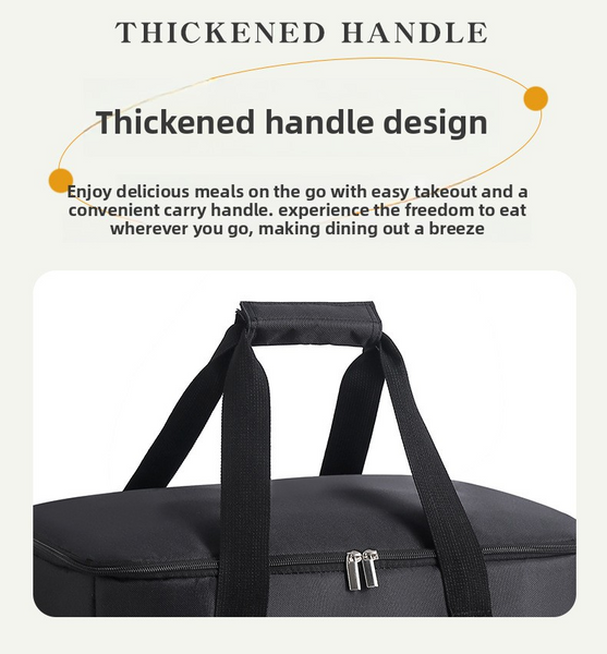 Small Insulated Lunch Bag 10L Cooler Tote Box with Shoulder