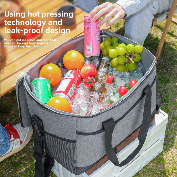 Small Insulated Lunch Bag 10L Cooler Tote Box with Shoulder