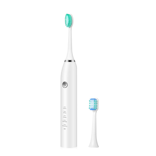 Sonic Electric Toothbrush White USB Wireless Charging Smart