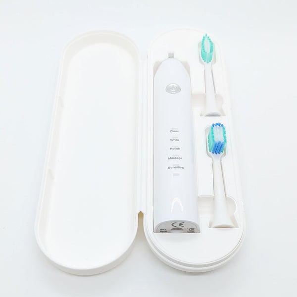 Sonic Electric Toothbrush White USB Wireless Charging Smart