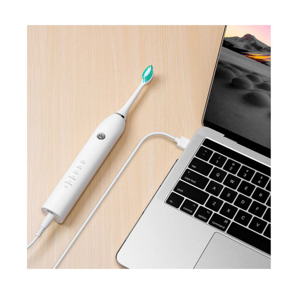 Sonic Electric Toothbrush White USB Wireless Charging Smart
