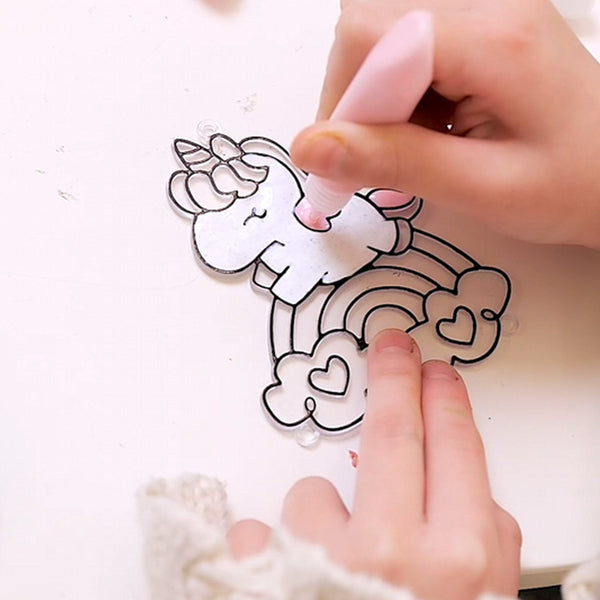 Sparkly Ornament Suncatcher - DIY for Kids Art Craft