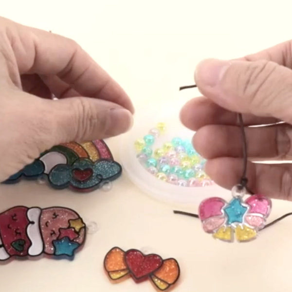 Sparkly Ornament Suncatcher - DIY for Kids Art Craft