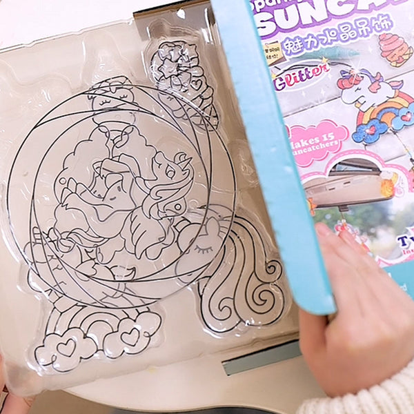 Sparkly Ornament Suncatcher - DIY for Kids Art Craft