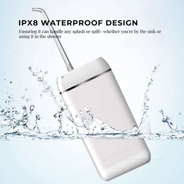 Teeth Water Flosser Rechargeable Cordless Cleaner - Travel