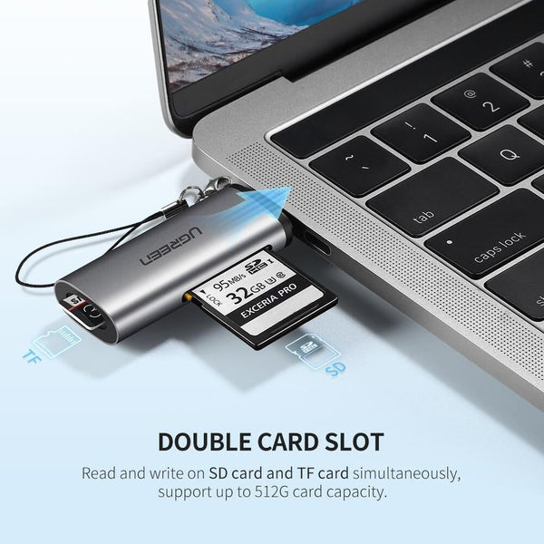 UGREEN 50704 USB-C SD Card Reader - Electronics > Back Up &