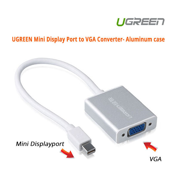 UGREEN Mini Display Port to VGA Converter (10403) - Audio &