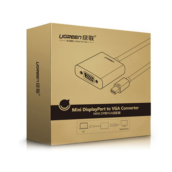 UGREEN Mini DP Port to VGA Converter (10459) - Audio &