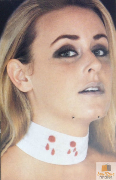 VAMPIRE BITE CHOKER for Halloween Costume Dress Up Horror