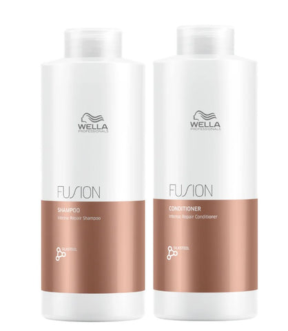 Wella Fusion Intense Repair Shampoo & Conditioner 1 Litre Duo