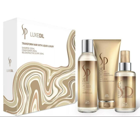 Wella SP System Professional LuxeOil Trio Shampoo Conditioner & Elixir Oil