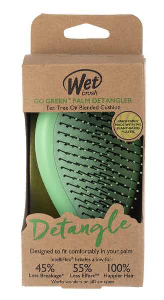 Wet Brush Go Green Palm Detangler - Green - Haircare