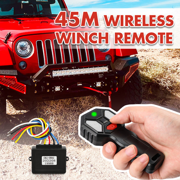 X-BULL 2x Wireless Winch Remote Control 12 Volt Handset