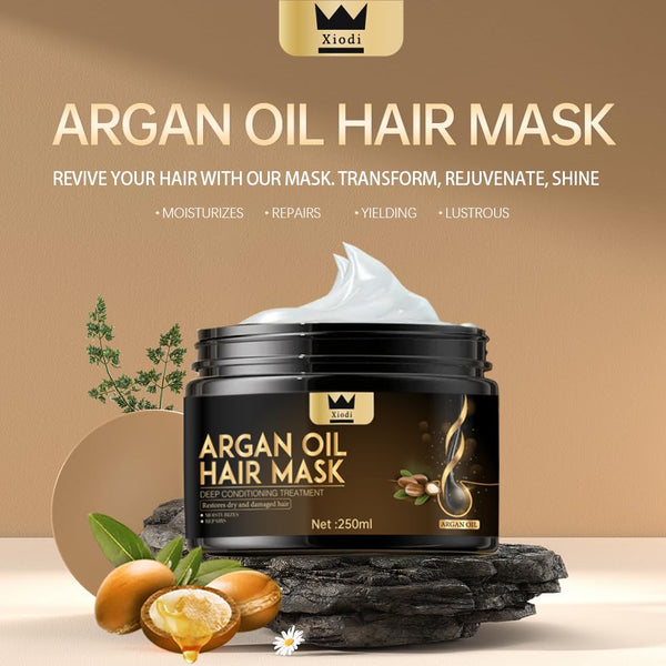 Xiodi Argan Oil Hair Mask 100% Pure Anti-Hairfall Dandruff