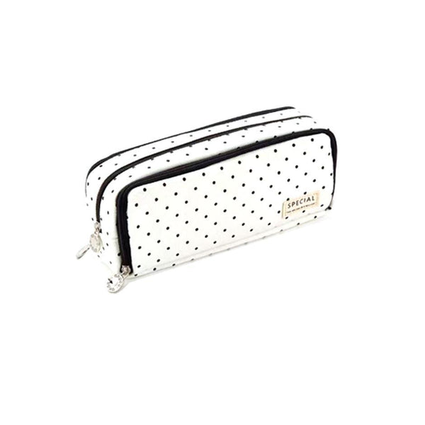 Zipper Pencil Case Large Capacity Storage Bag School