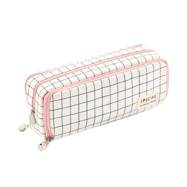 Zipper Pencil Case Large Capacity Storage Bag School