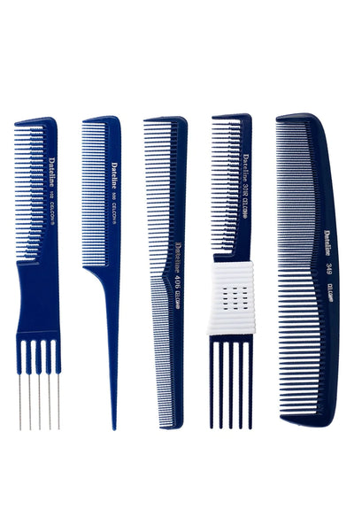 Blue Celcon 401 Tapered Styling Comb - 17.5cm