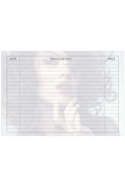 Professional Hairdressing Client Record Cards