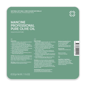 Mancine Pure Olive Oil Hot Wax 500g