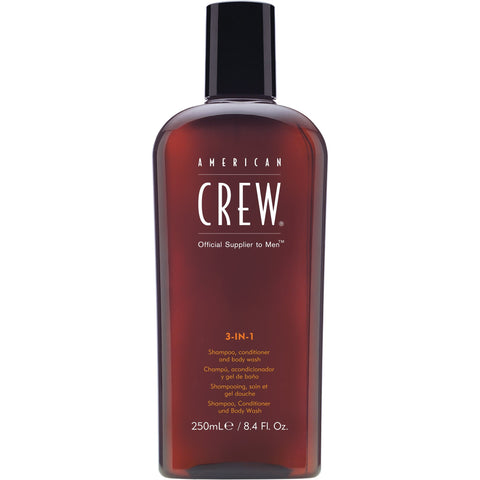 American Crew 3 In 1 Shampoo Conditioner Body Wash (450ml)