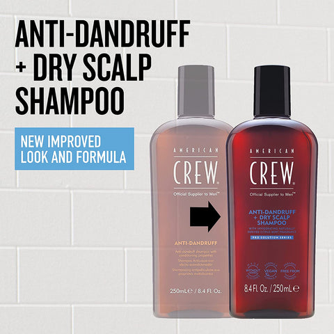 American Crew Anti-Dandruff + Dry Scalp Shampoo (250ml)