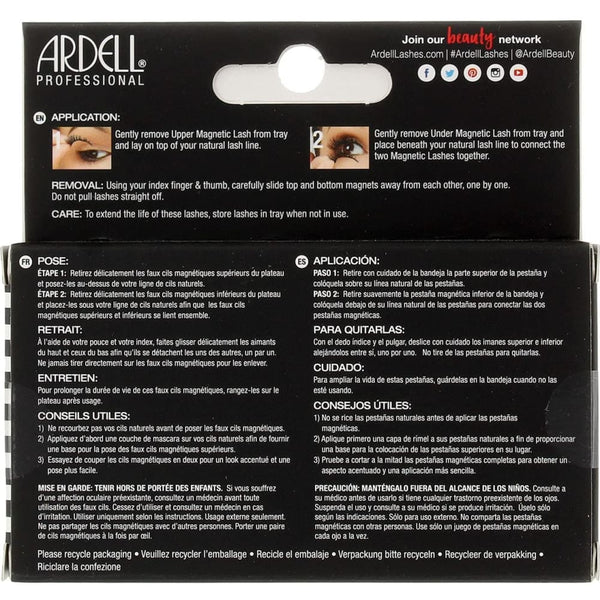 Ardell Double Demi Wispies Magnetic Lashes, Black, (1 Pack) (AII67952)