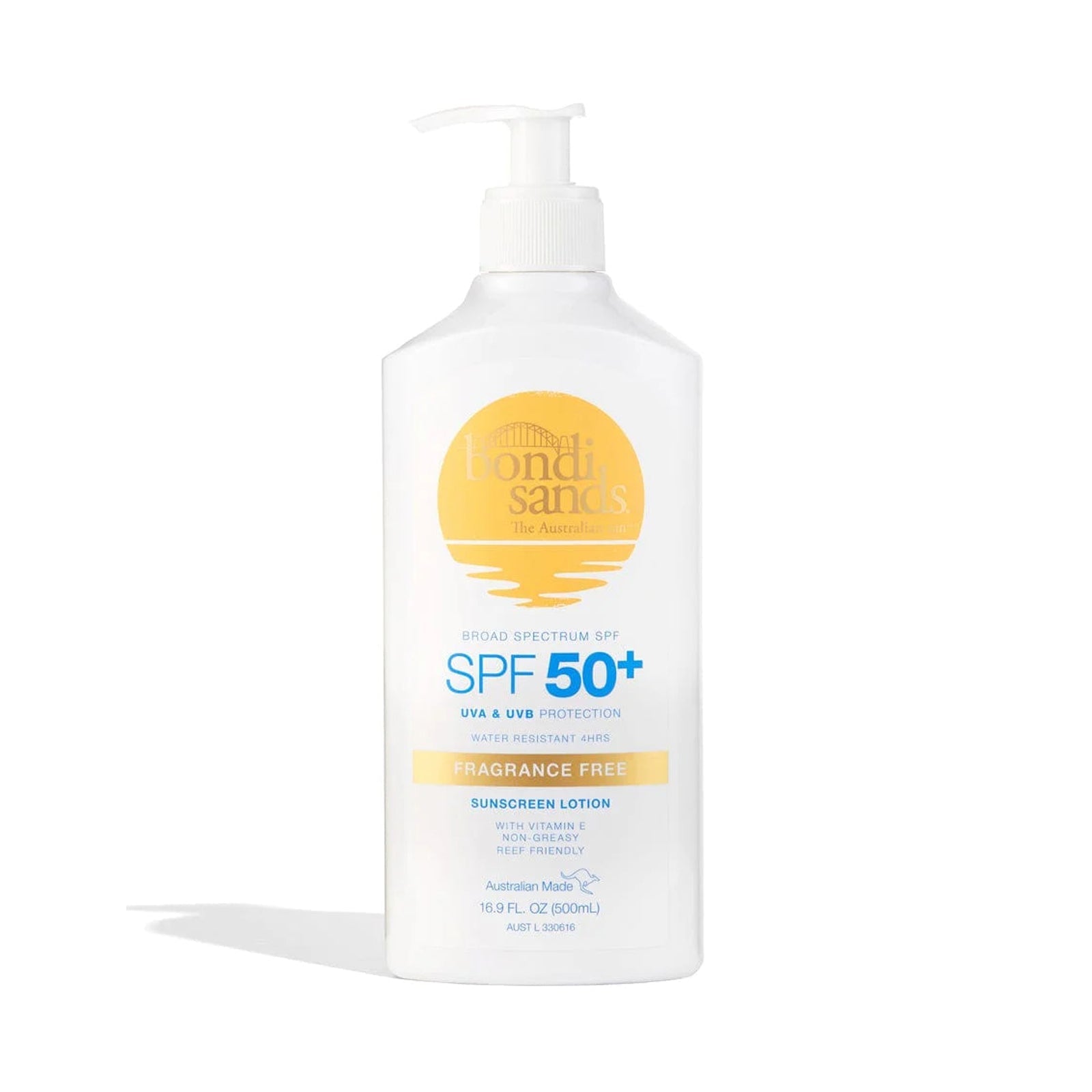 Bondi Sands SPF 50+ Fragrance Free Sunscreen Lotion Pump (500ml)