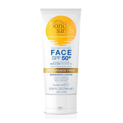 Bondi Sands Face Sunscreen Lotion SPF 50+ (75ml)