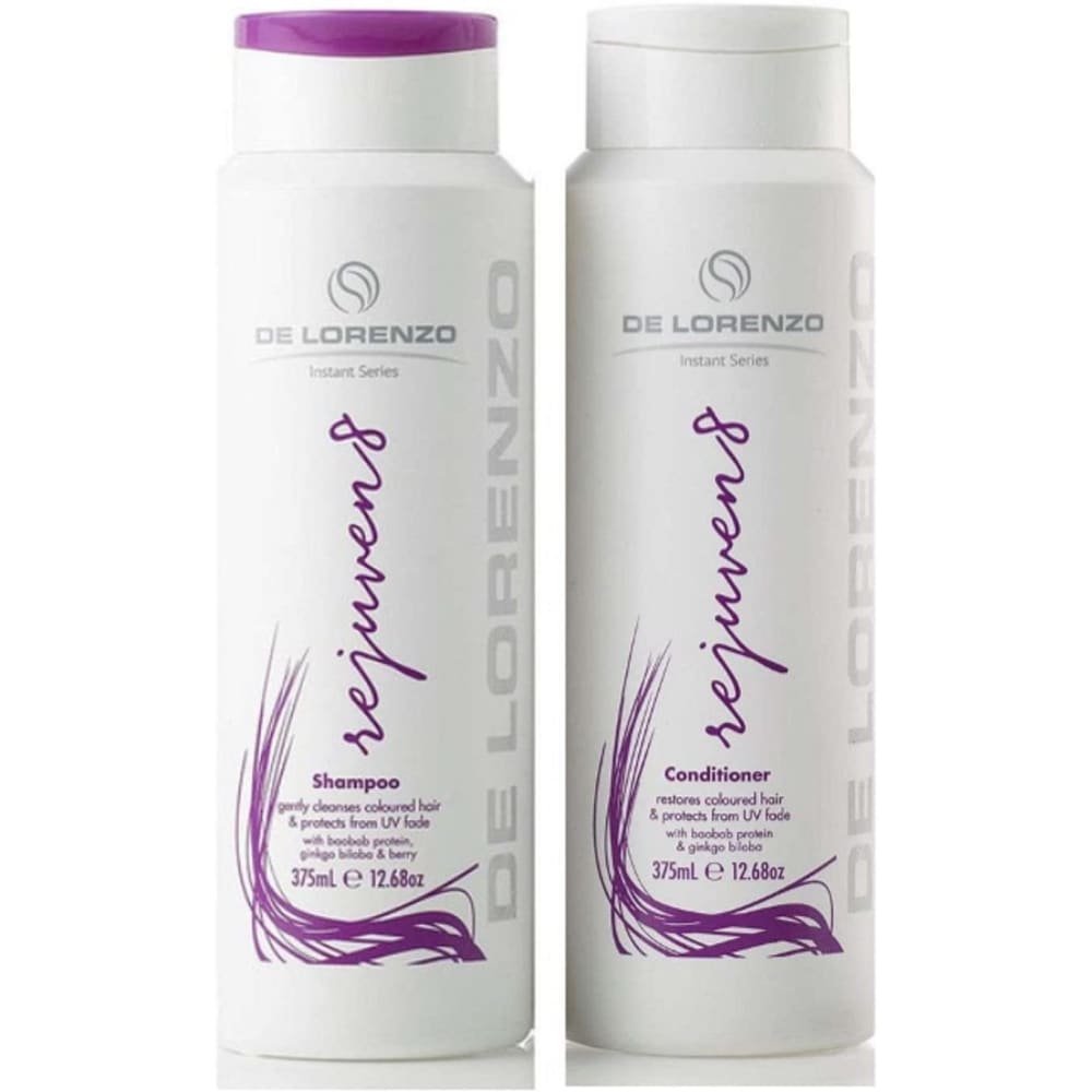 DE LORENZO INSTANT REJUVEN8 SHAMPOO and CONDITIONER 375 ML F S DELORENZO