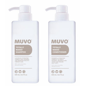 MUVO Totally Naked Shampoo and Conditioner 500ml Duo - 
